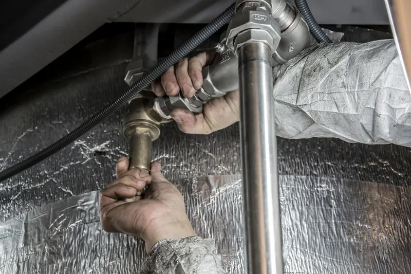 Slab leak repair — detecting and repairing a leak under a concrete slab